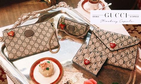 是草莓的季節啊！Gucci 全新雙 G 草莓 SLG 系列，為冬日穿搭添 